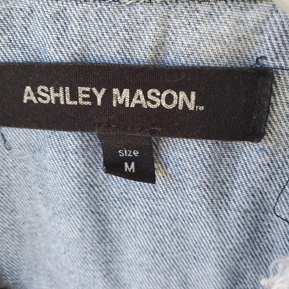 Ashley Mason Two Tone Denim Jacket - Picture 2 of 7